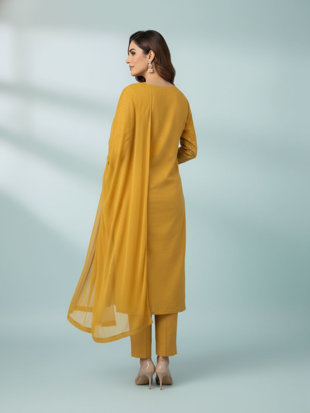 Shanti Sunglow Printed Work Suit Set