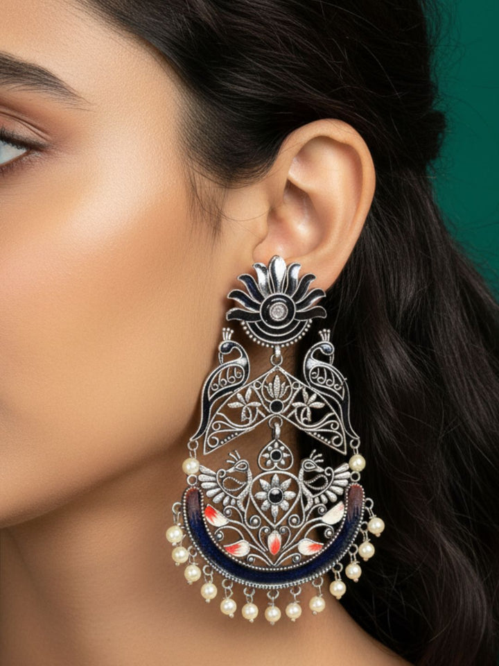 Antara Oxidised Earrings