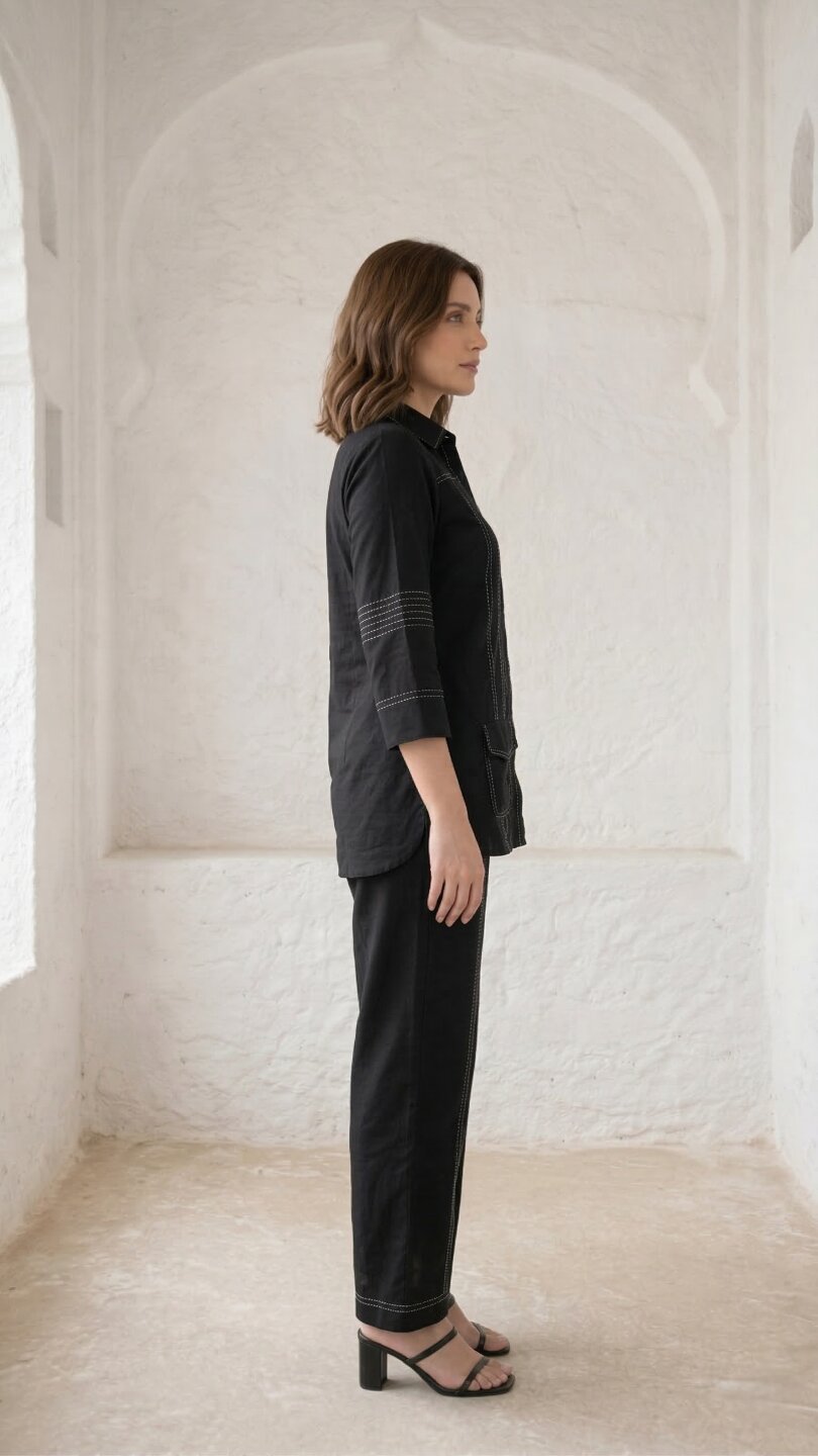 Ridhika onyx cotton co-ord set