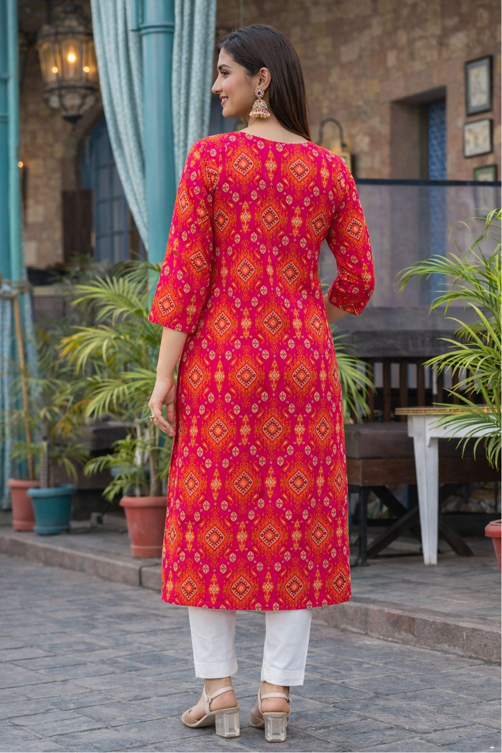 Varisha Rouge Printed Work Kurti