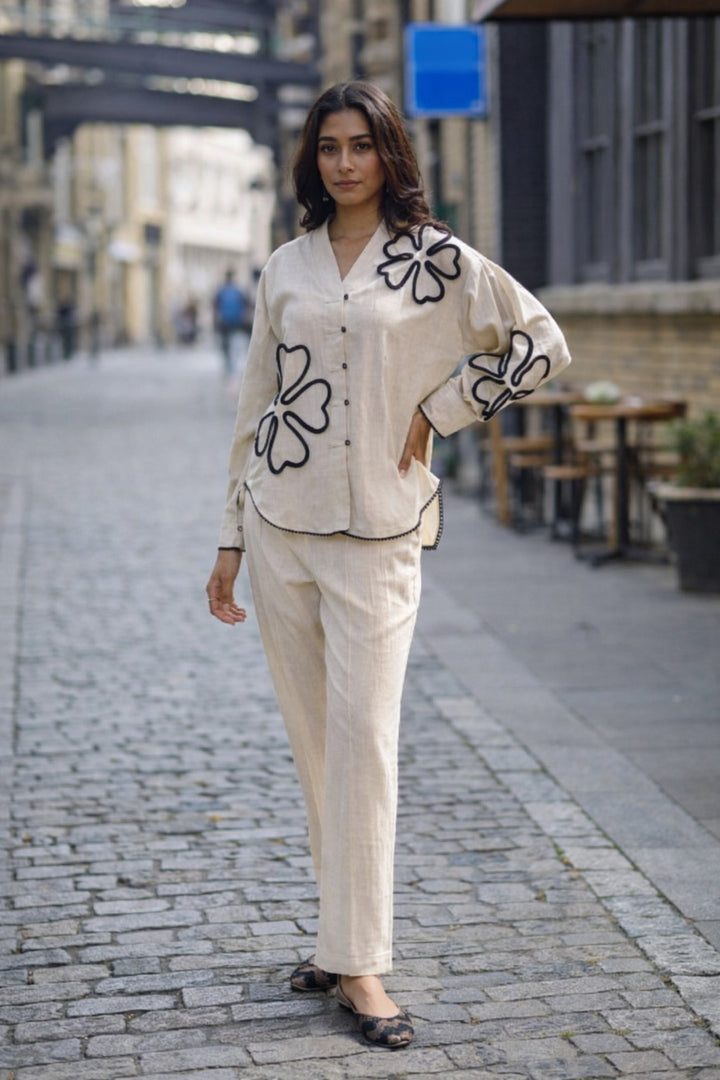 Wespret indi embroidery cotton co-ord set