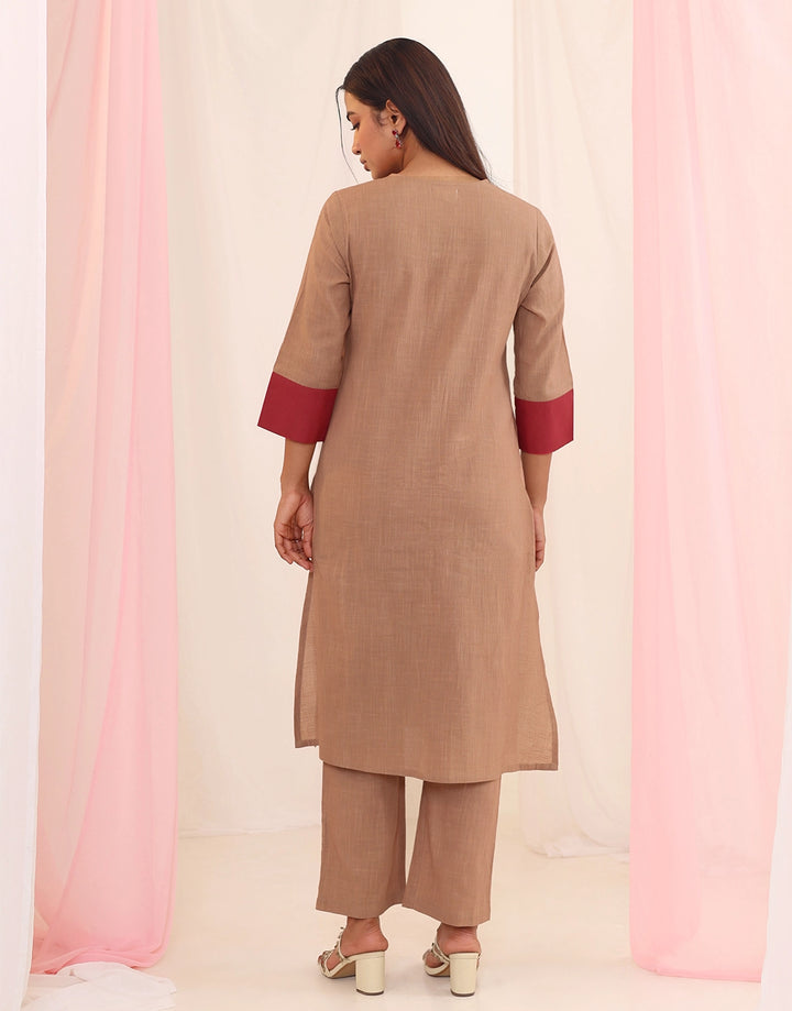 Purna mousse cotton co-ord set