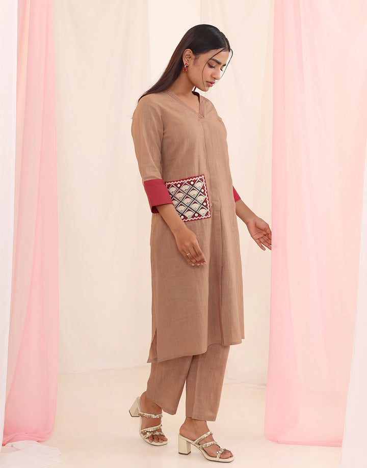Purna mousse cotton co-ord set
