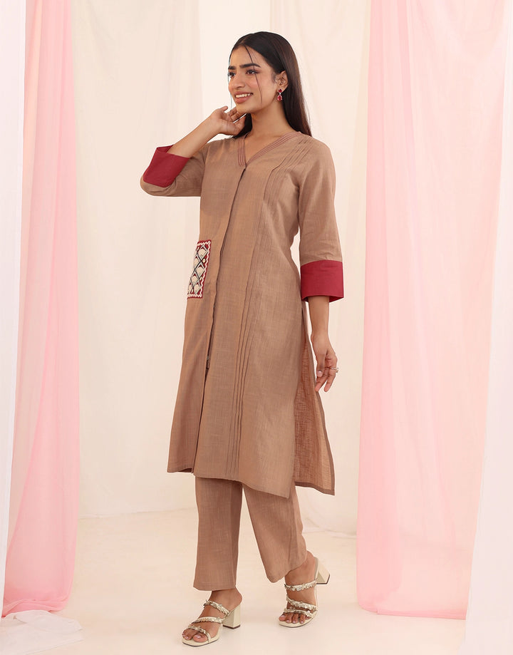 Purna mousse cotton co-ord set