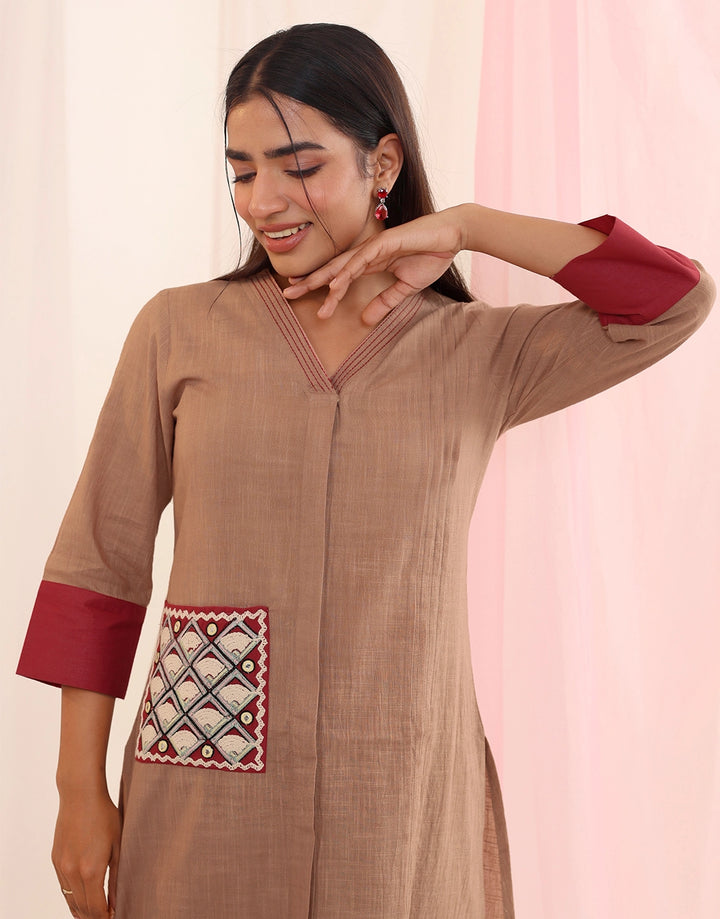 Purna mousse cotton co-ord set