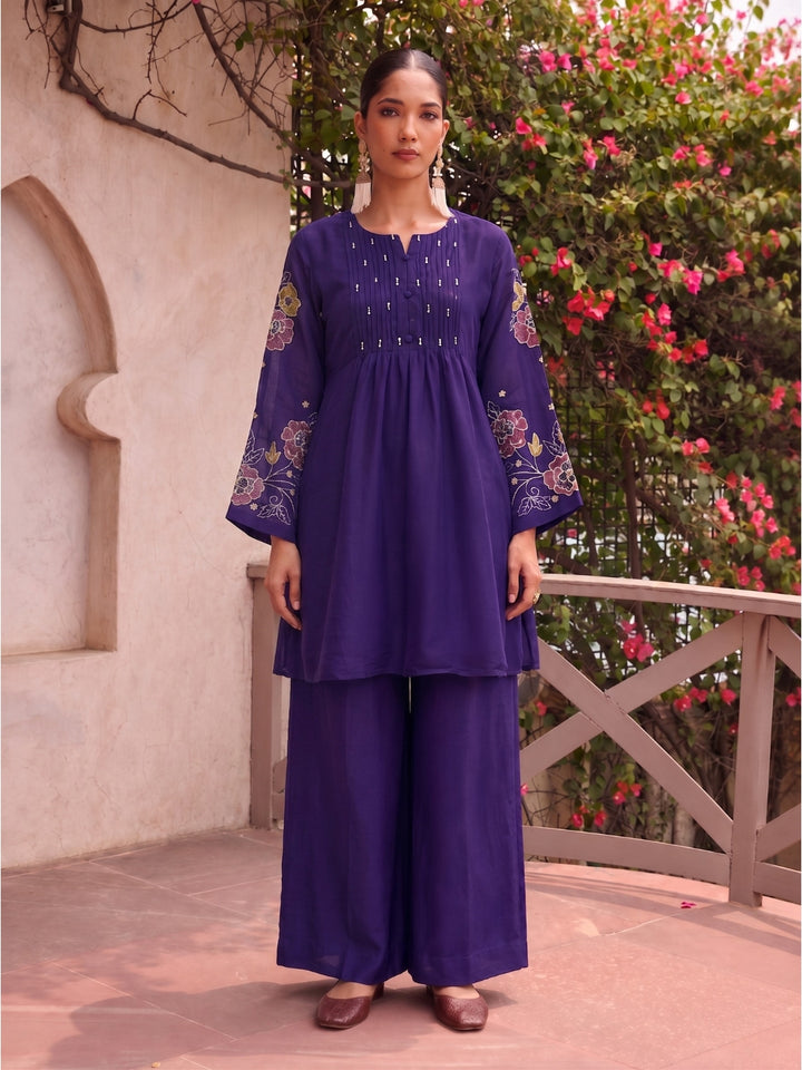Sangini Tyrian Embroidery Work Suit set