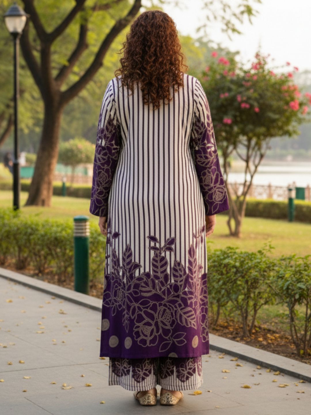 Bakul Cosmos Printed Kurta Pant Set