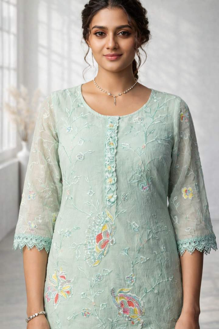 Anumeha moss full work co-ord set