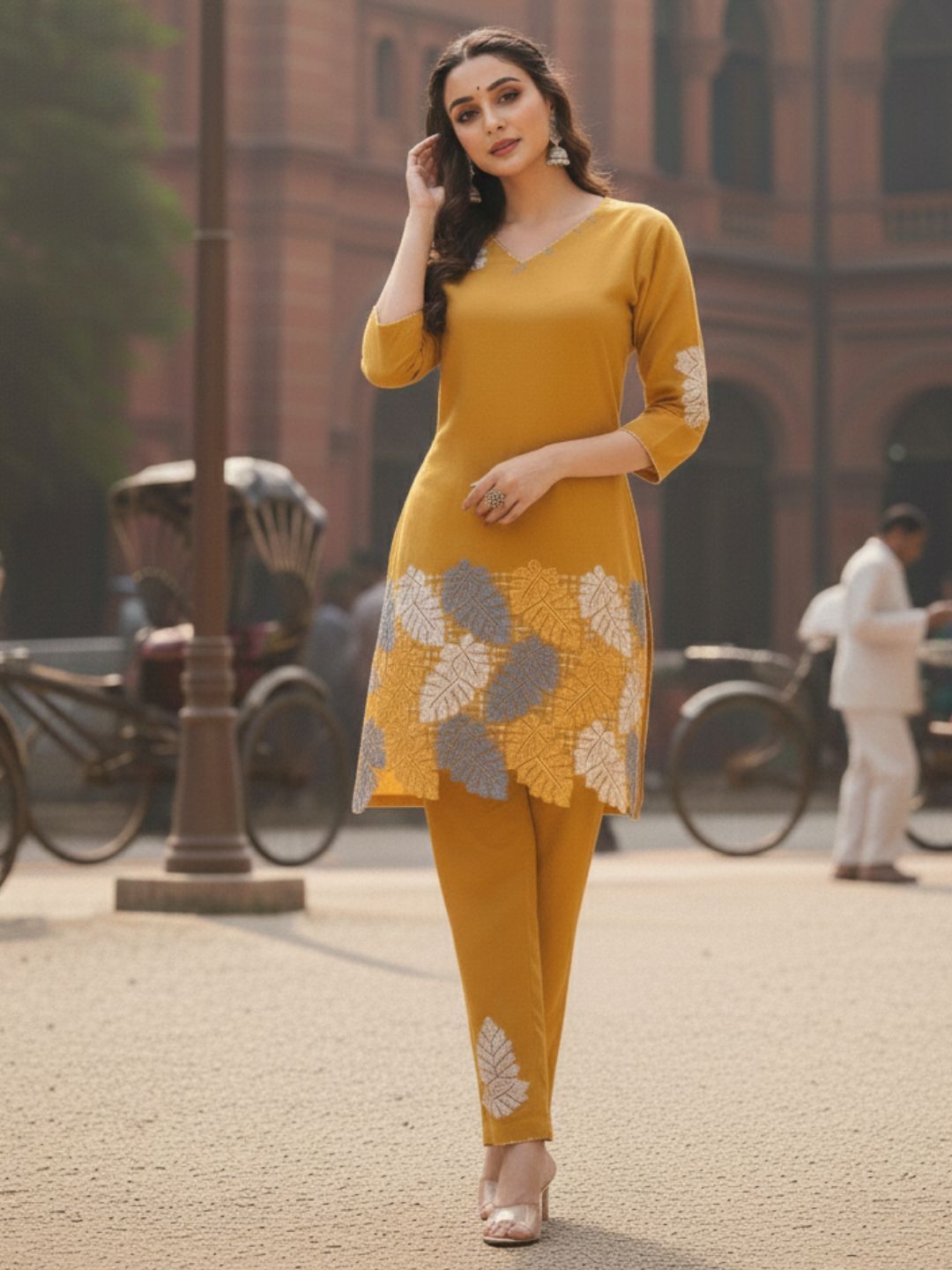 Nivedita Amber Embrodiered Co-ord Set