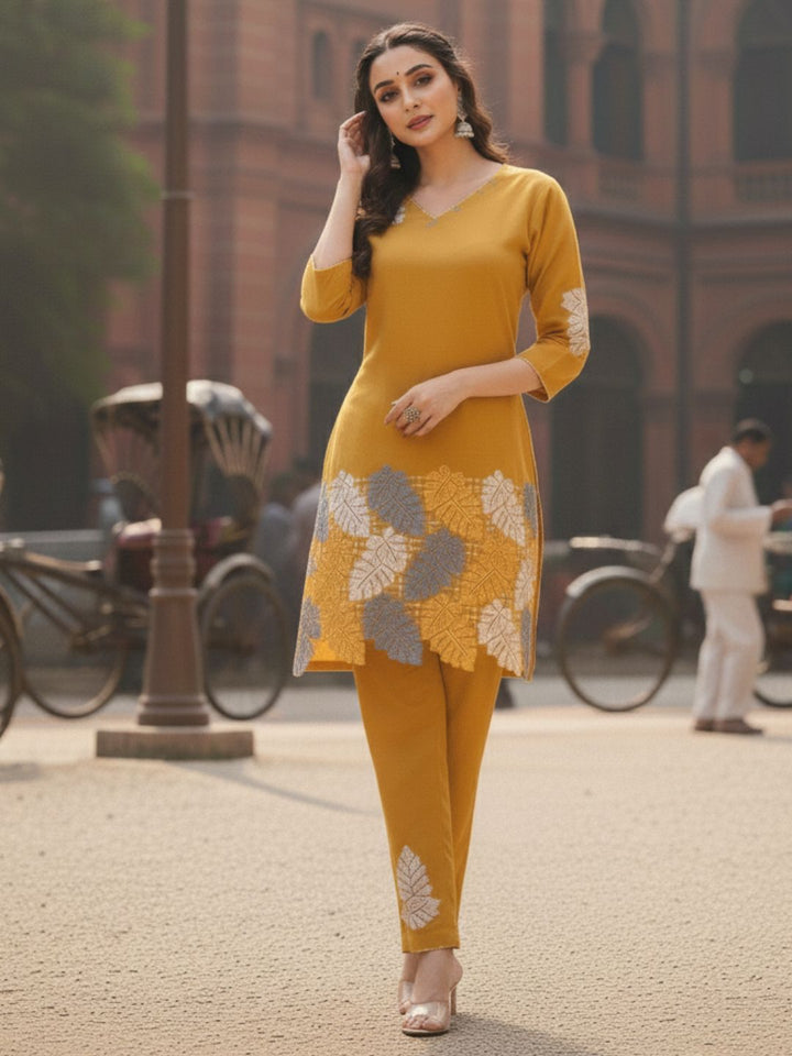 Nivedita Amber Embrodiered Co-ord Set
