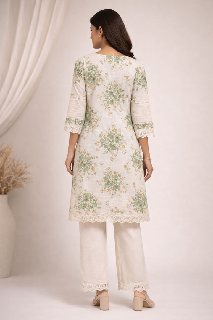Surbhi moss cotton co-ord set