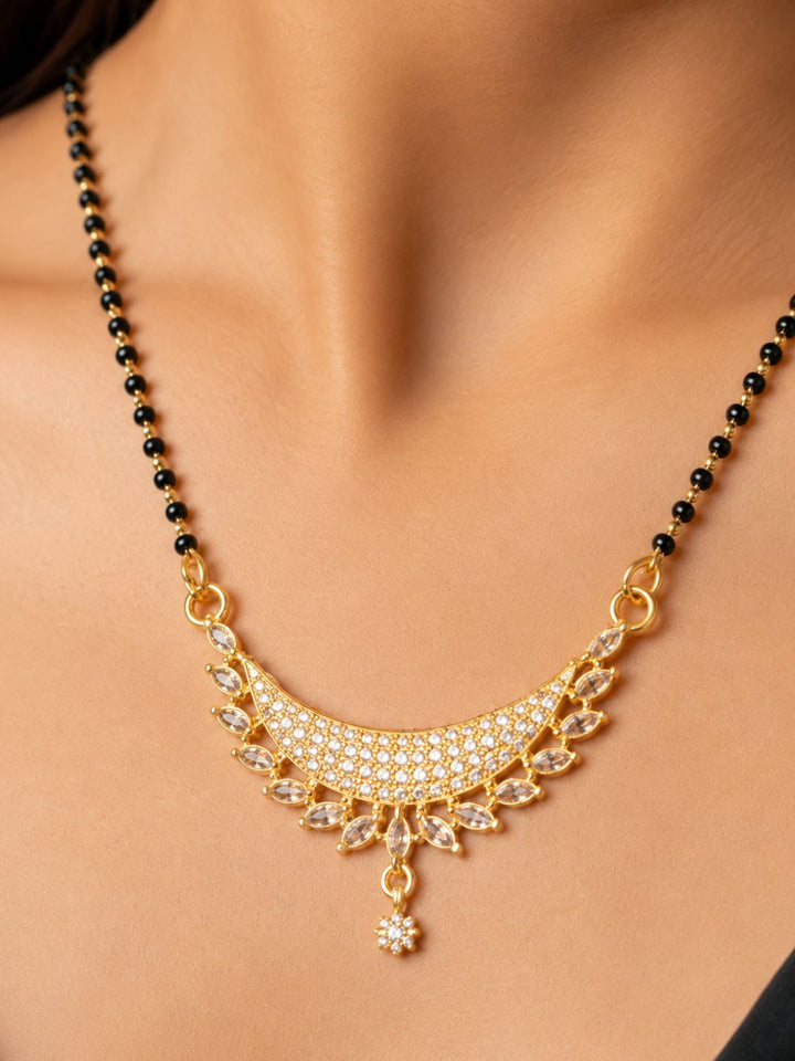 Nayra diamond Mangalsutra with earings set