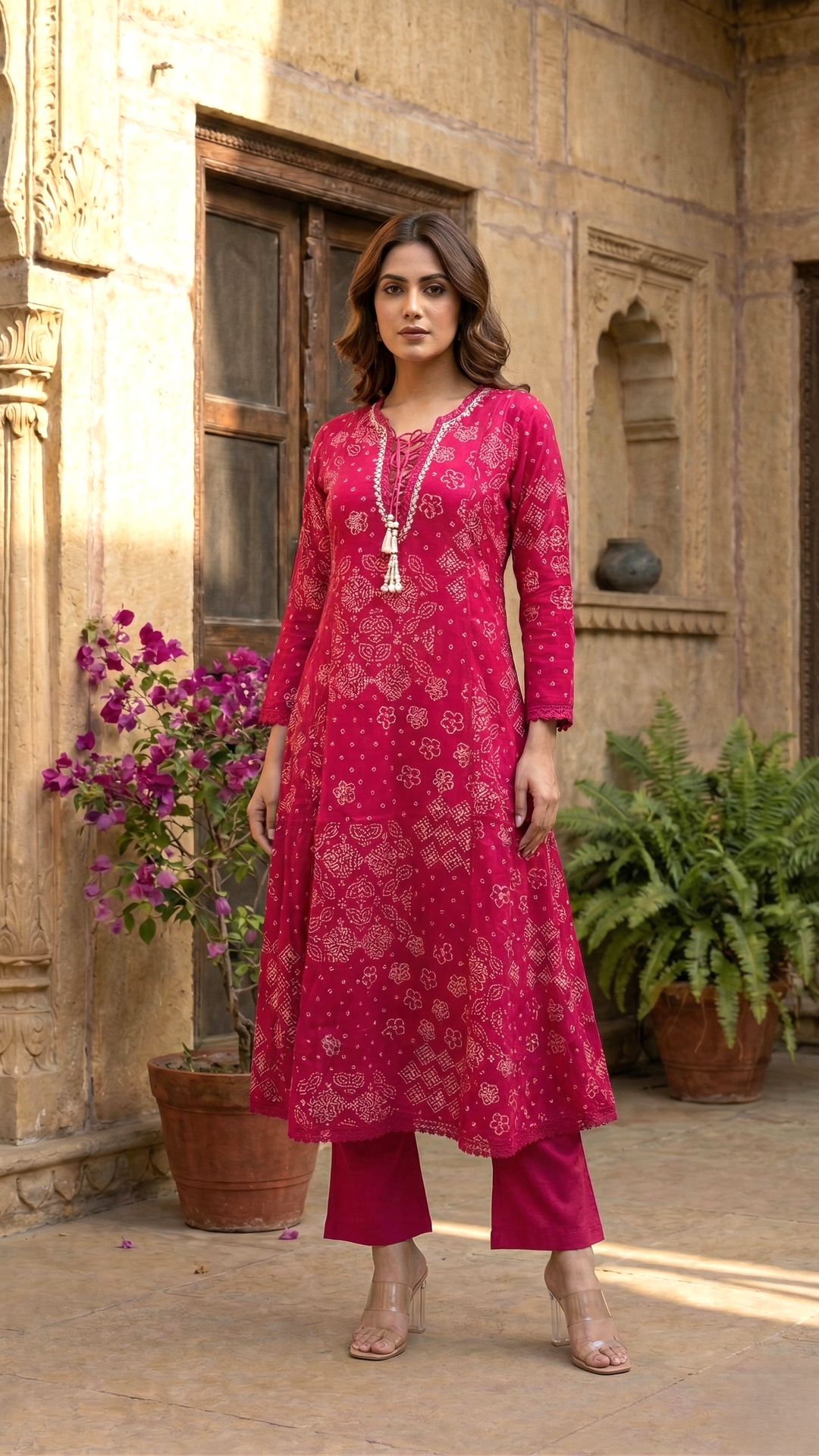 Vairagi Candy Printed Work Suit Set