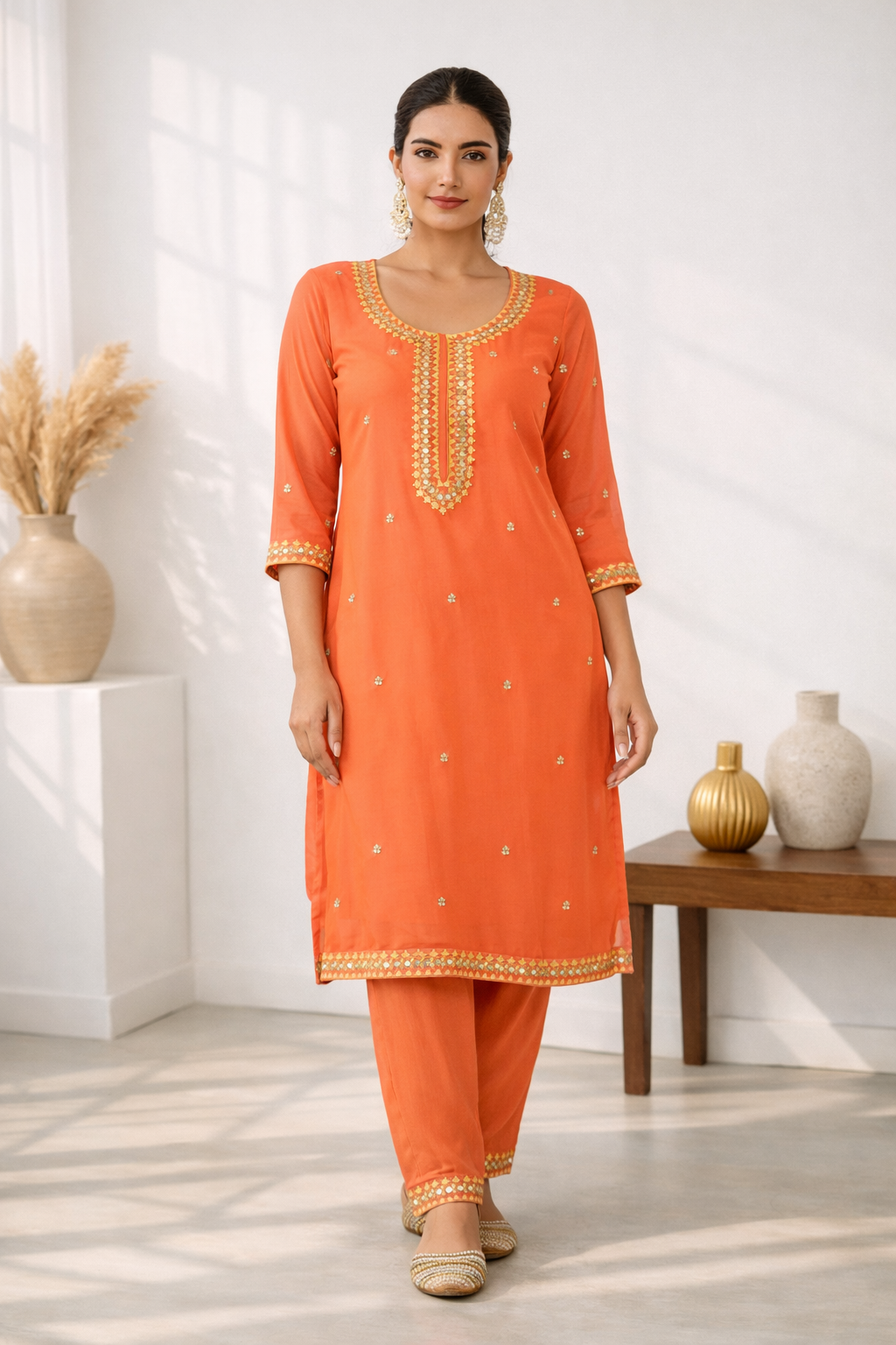 Anila Kesari Full Work Heavy Suit Set