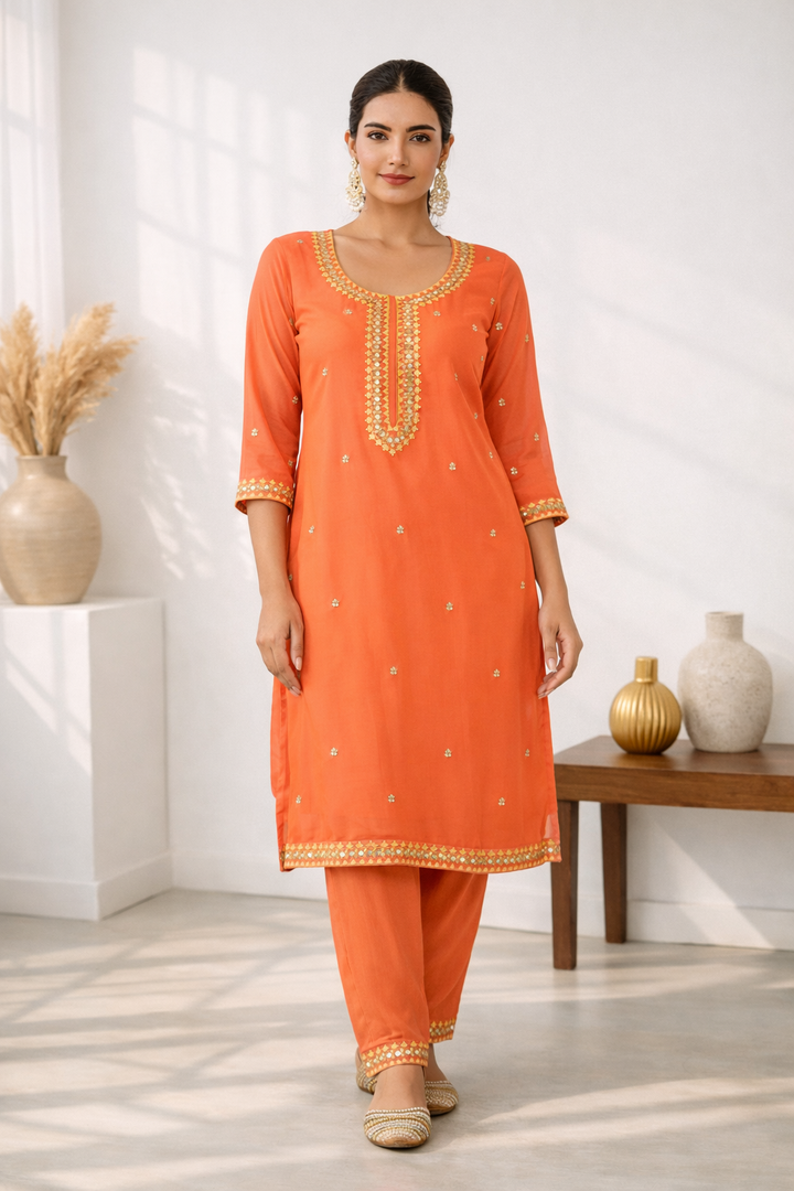 Anila Kesari Full Work Heavy Suit Set