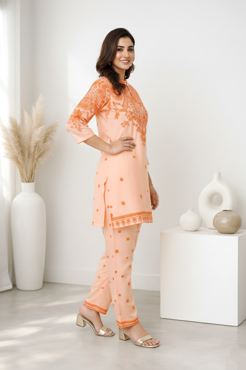 RAAGVI SCARLET COTTON Co-Ord SET