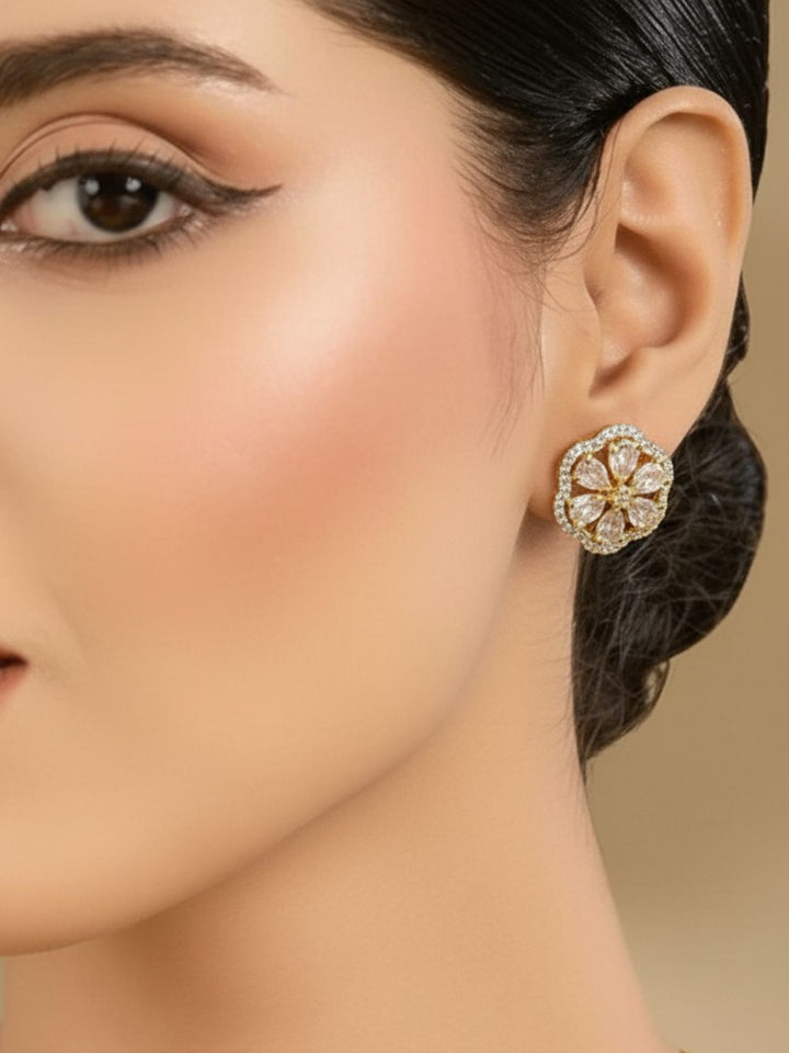 ANTAARA FLORAL STUD & PENDANT SET