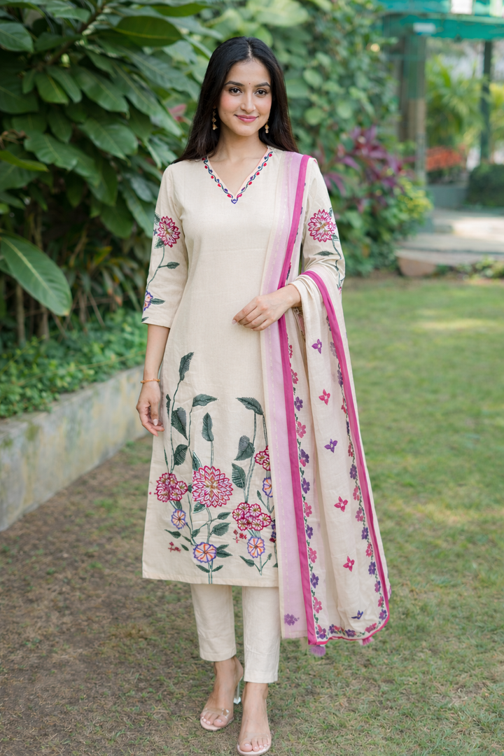 Kartar angel cotton suit set