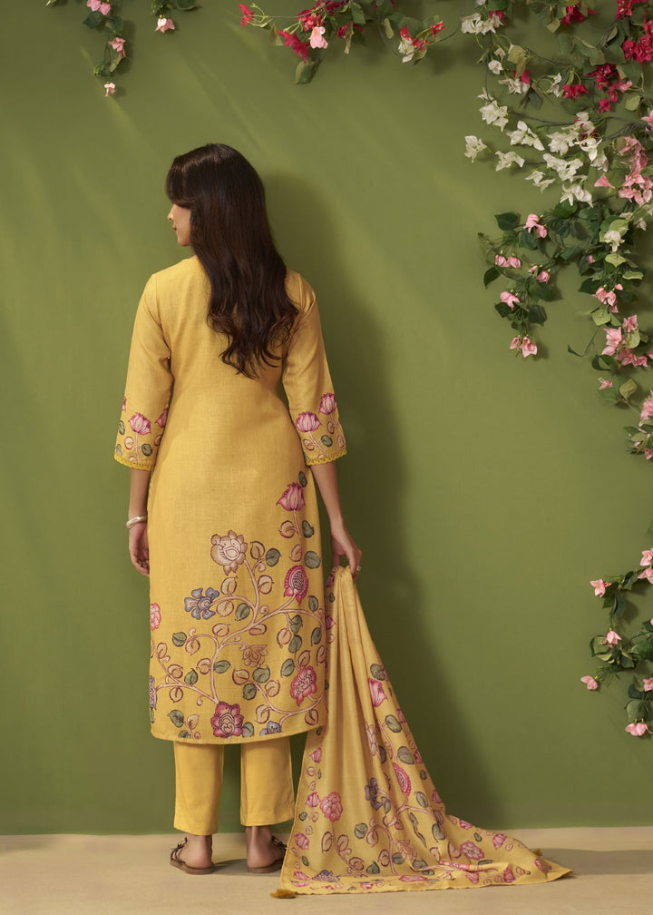 Itrh flax Cotton suit set