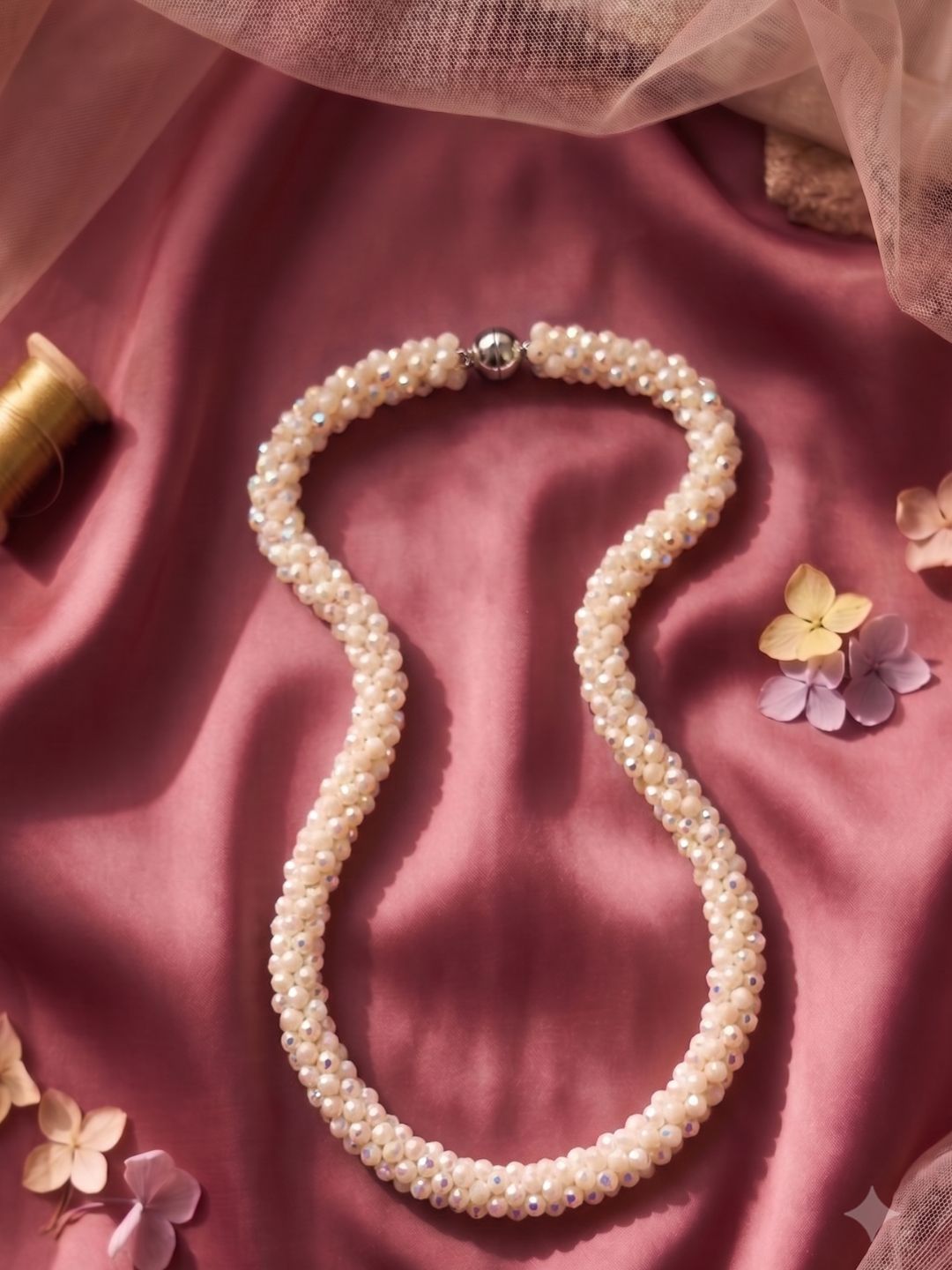 Noor Ivory Crystal Necklace
