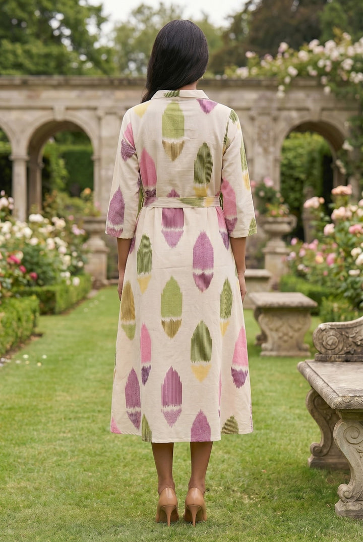 Sargi vibe cotton dress