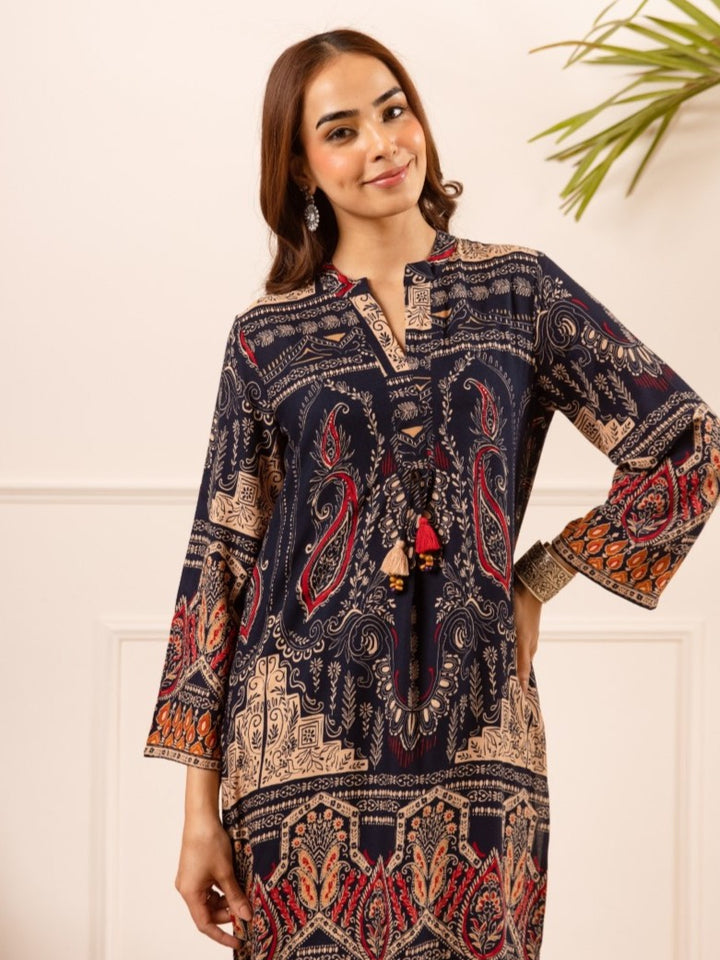 Karen stone printed cotton co-ord set