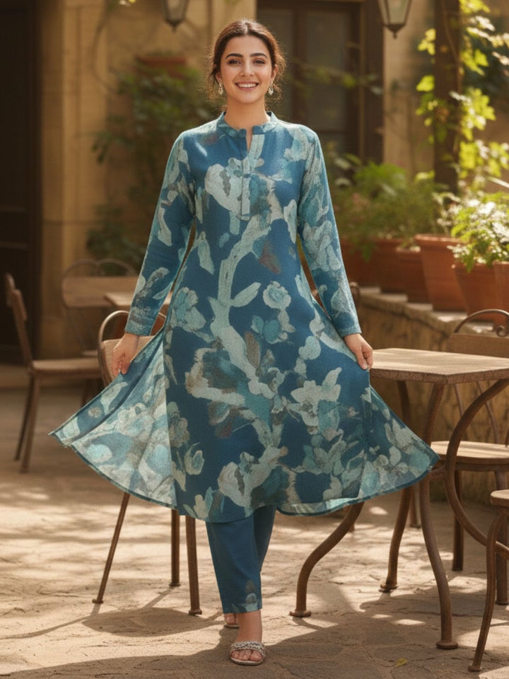 Pavitra ocean printed co-ord set