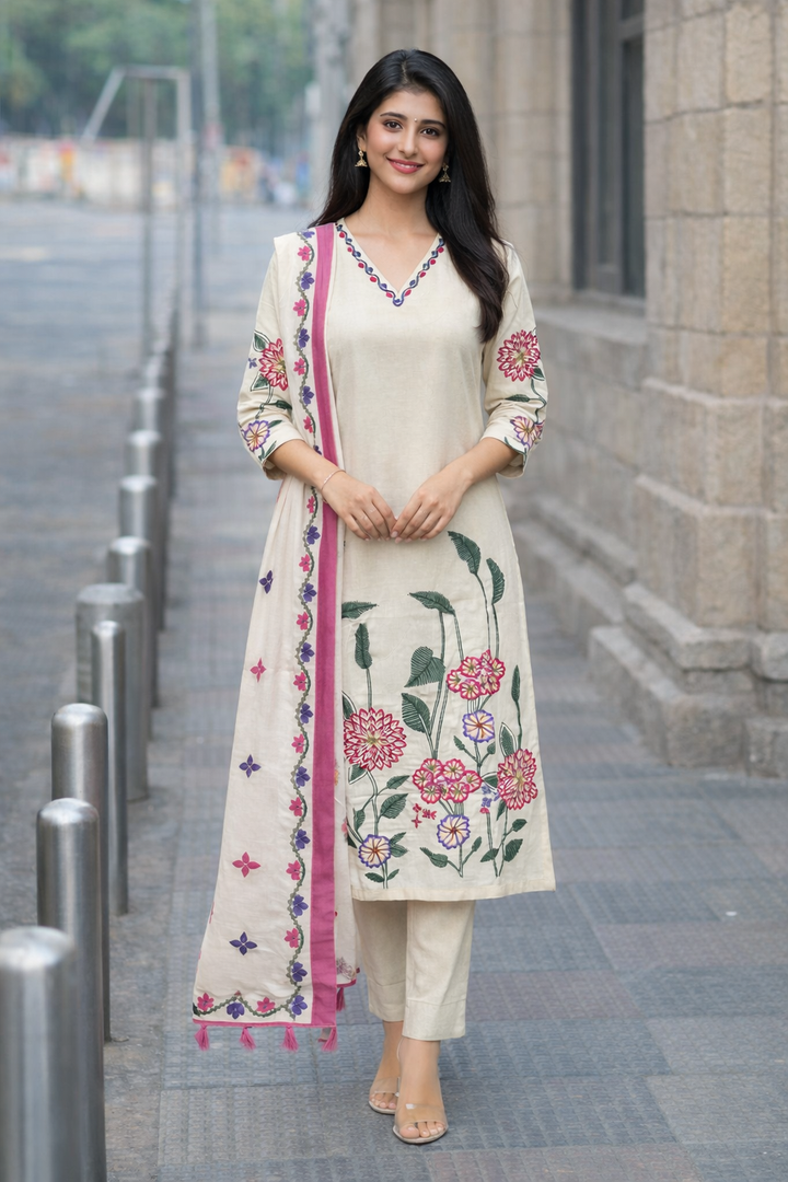 Kartar angel cotton suit set