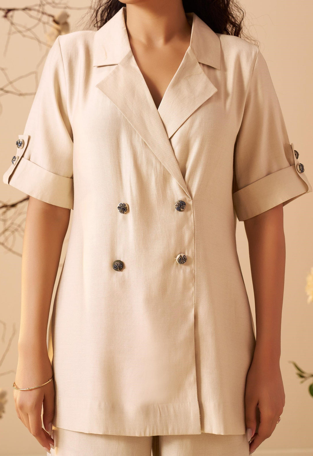 Tisca Tuscan embroidery co-ord set