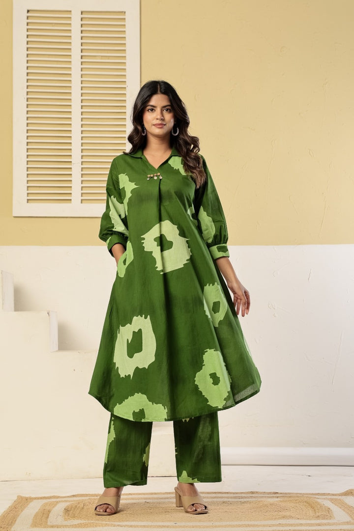 Poppi Fern Printed Cotton Co-ord Set