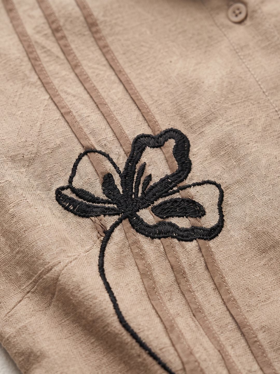 Drona Mousse embroidery cotton co-ord set