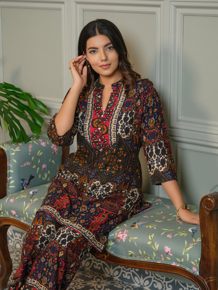 Tashvika Walnut Printed co-ord set