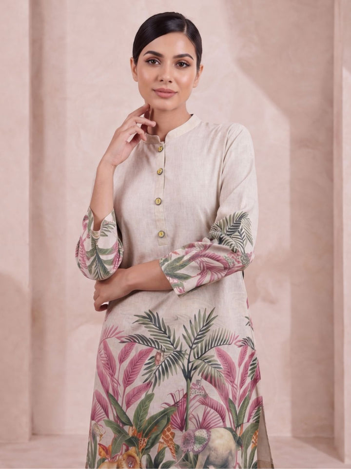 Shanti Fauna Printed Work Co-ord Set