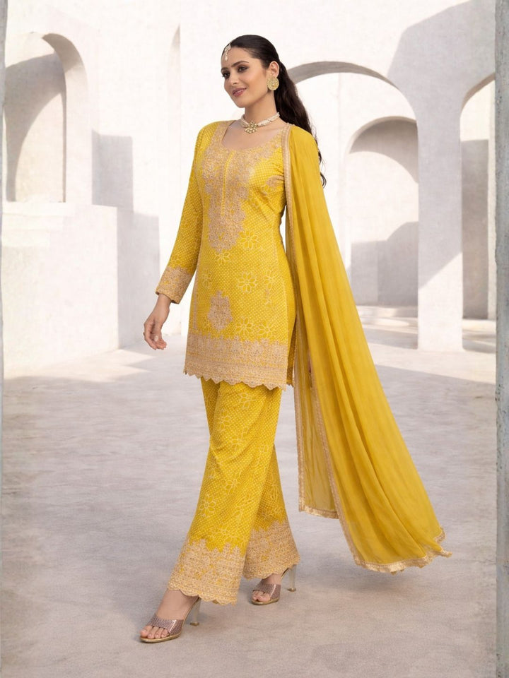 Zarkash Amber Full Work Suit Set