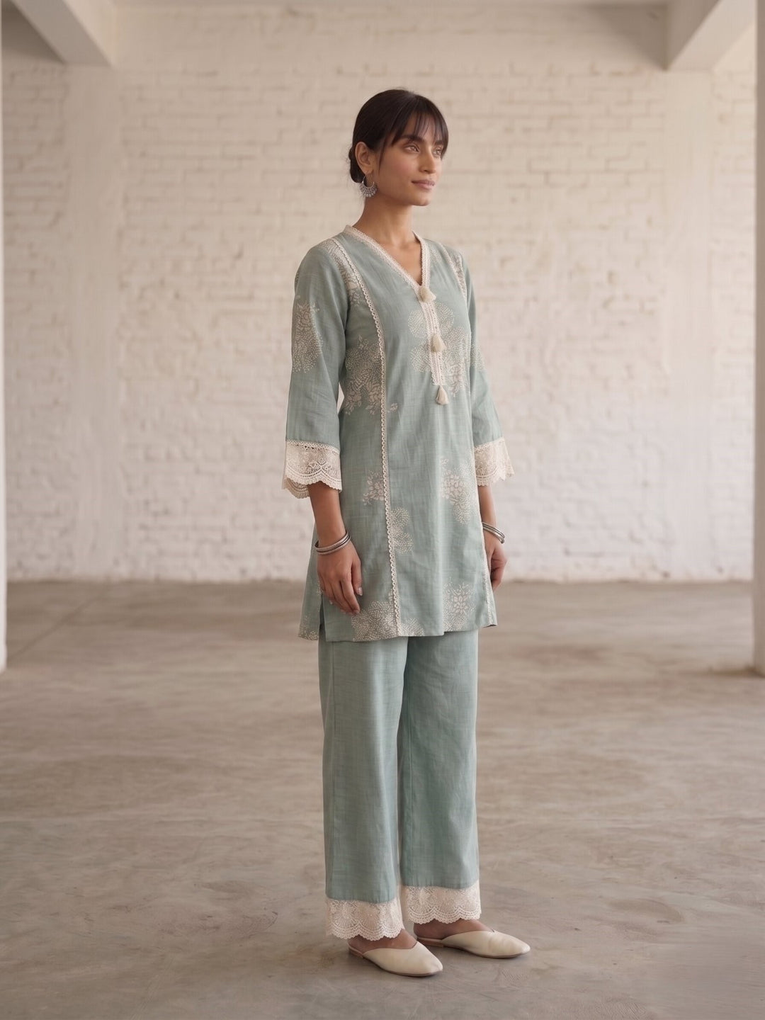 Swades flint cotton co-ord set