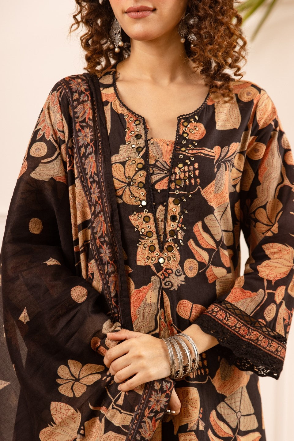 Karen oslo printed cotton suit set