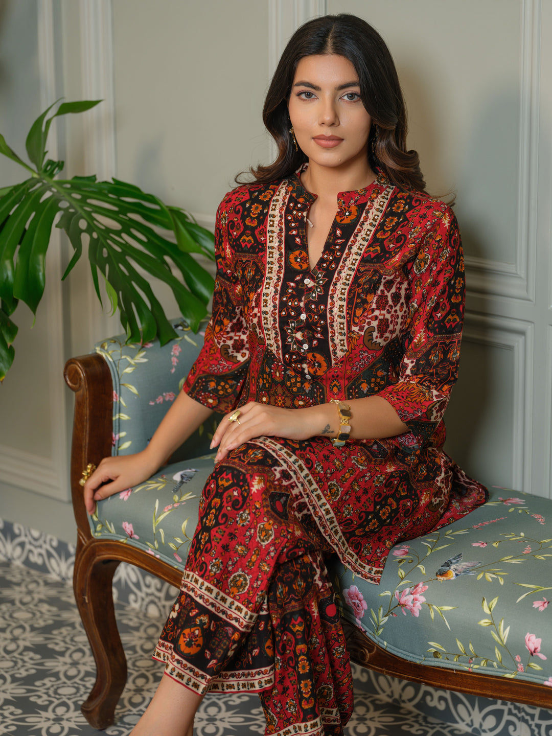 Tashvika carmen Printed Co-ord Set