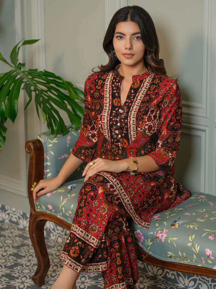 Tashvika carmen Printed Co-ord Set