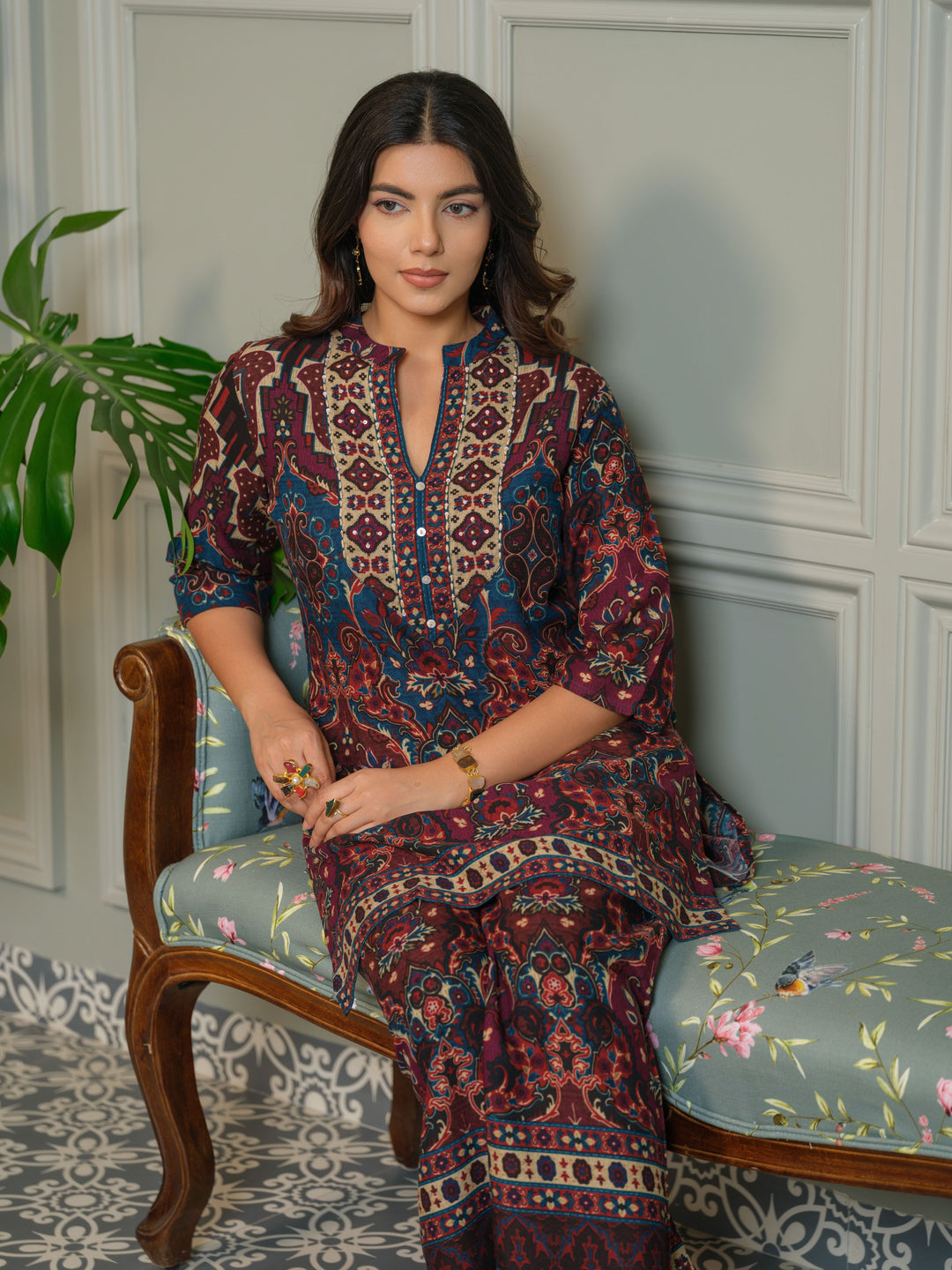 Tashvika Jay printed Co-ord set