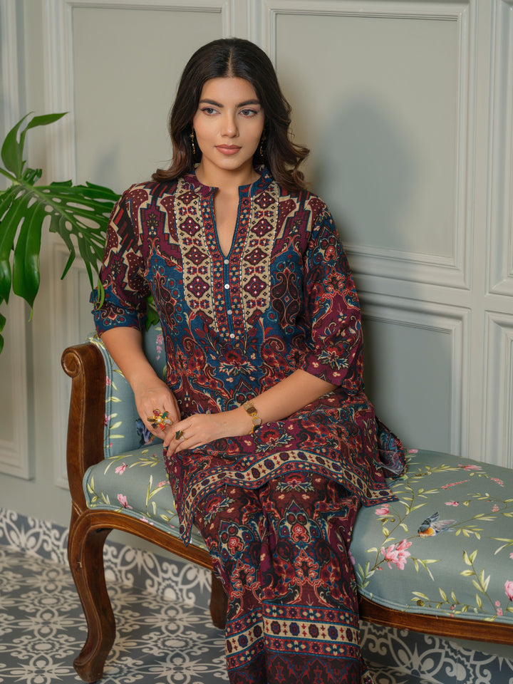 Tashvika Jay printed Co-ord set