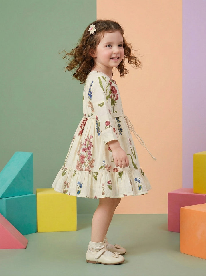 Joy flora cotton kids dress