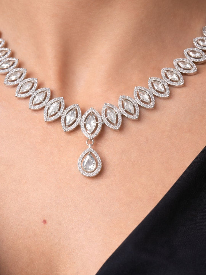 Alankrita Diamond Necklace with Earings