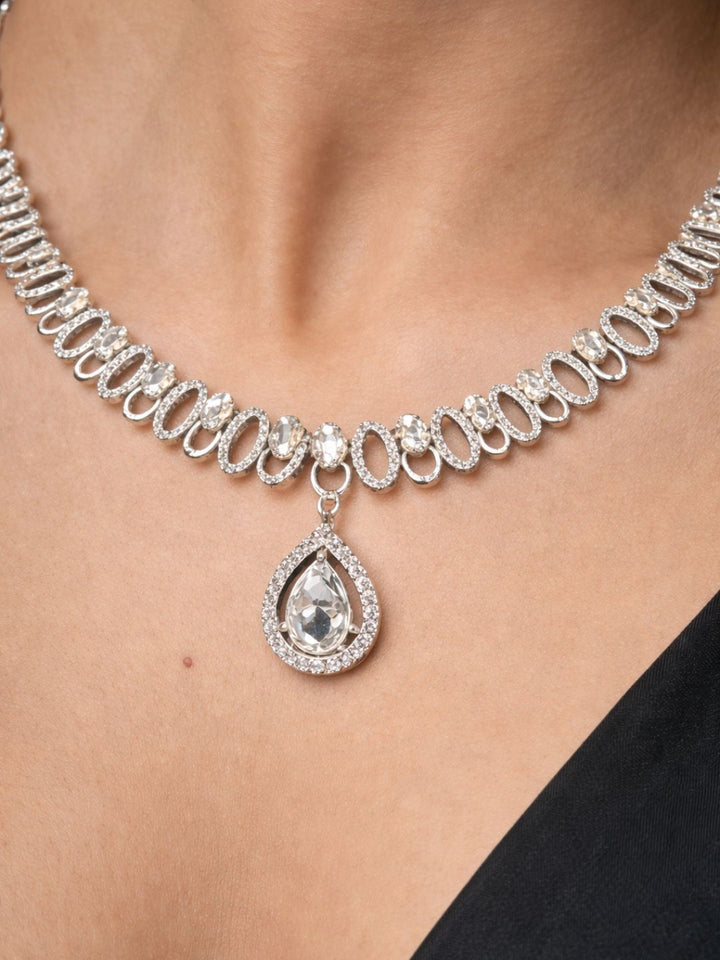 Alankrita Diamond Necklace with Earings