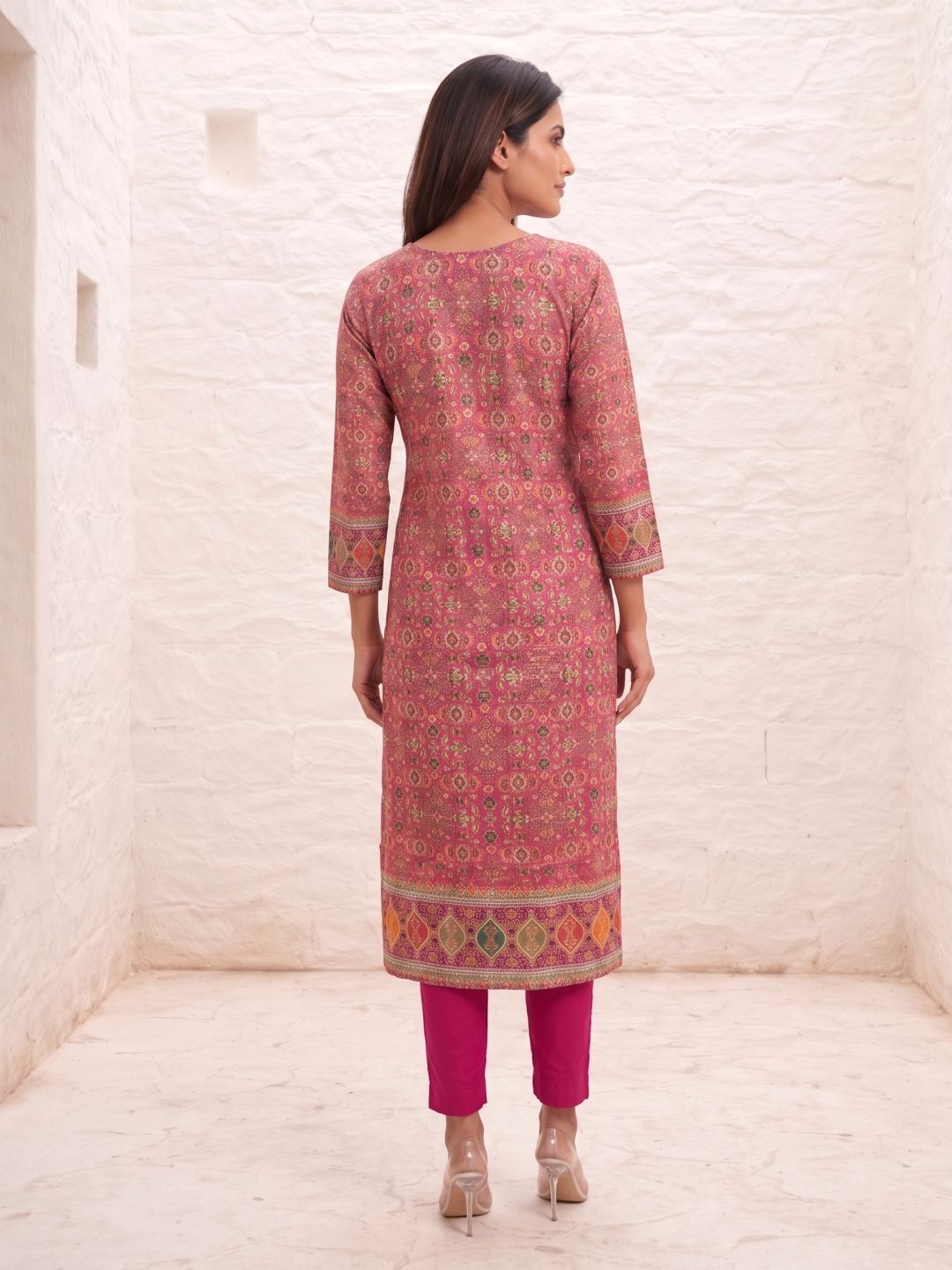 Shanti Rose Printed Suit set