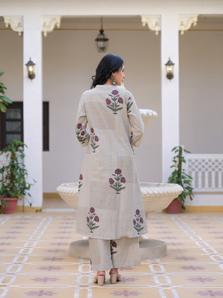 Mayri Hydren Cotton Kurta Pant Set