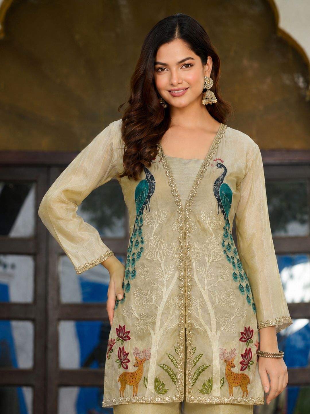 Malti Dove Work Co-ord Set