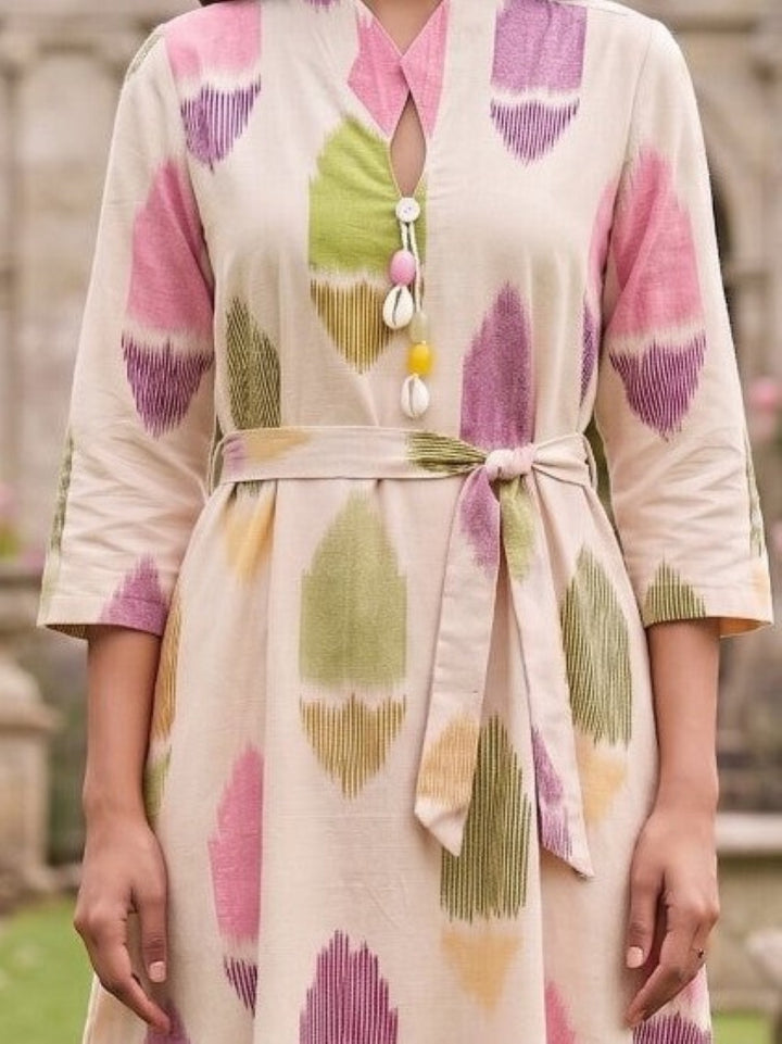 Sargi vibe cotton dress