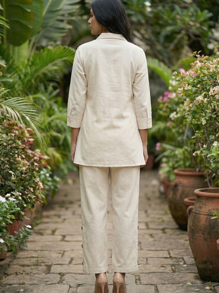 Sargi daisy embroidery co-ord set