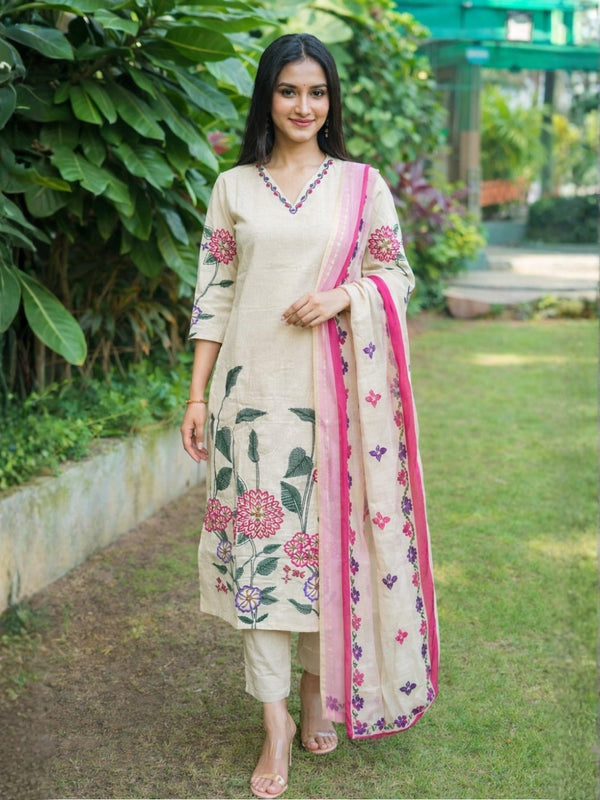 Kartar angel cotton suit set