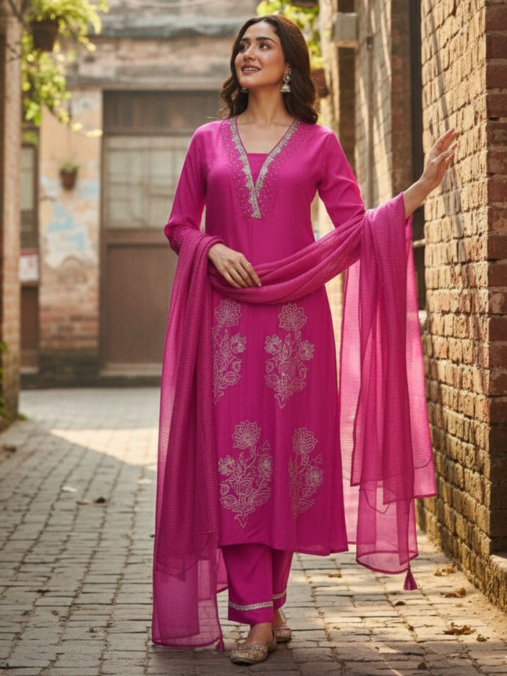 Albeli Rose Premium Work Suit Set